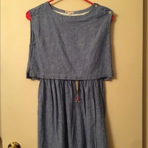 Blue denimish kids dress